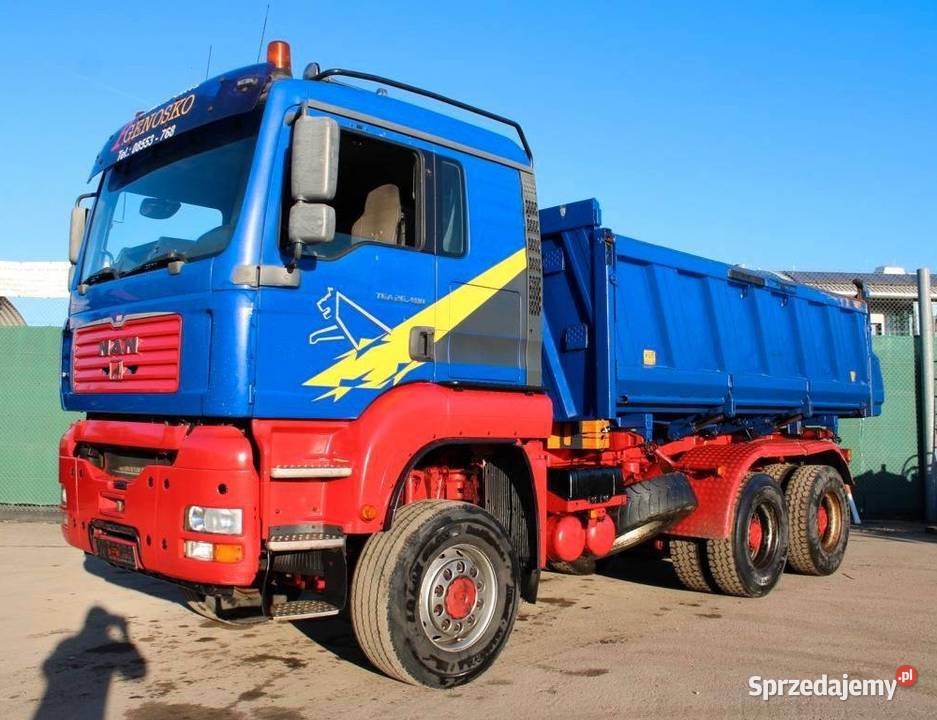 Wywrotka 3 stronna wywrotka 6x6 Man TGA Warszawa