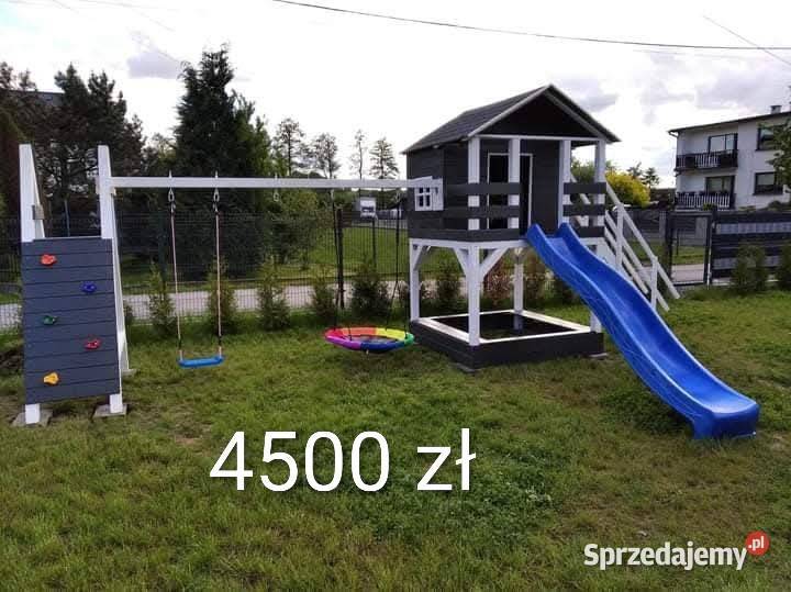 Drewniany plac zabaw Krzeszów
