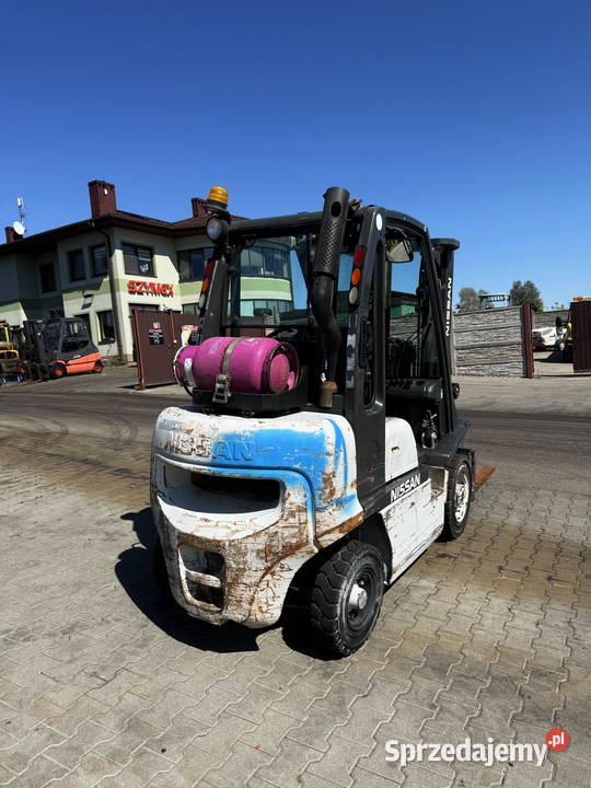 wózek widłowy NISSAN FG25 LPG 2500 Triplex 475m Nissan łódzkie sprzedam