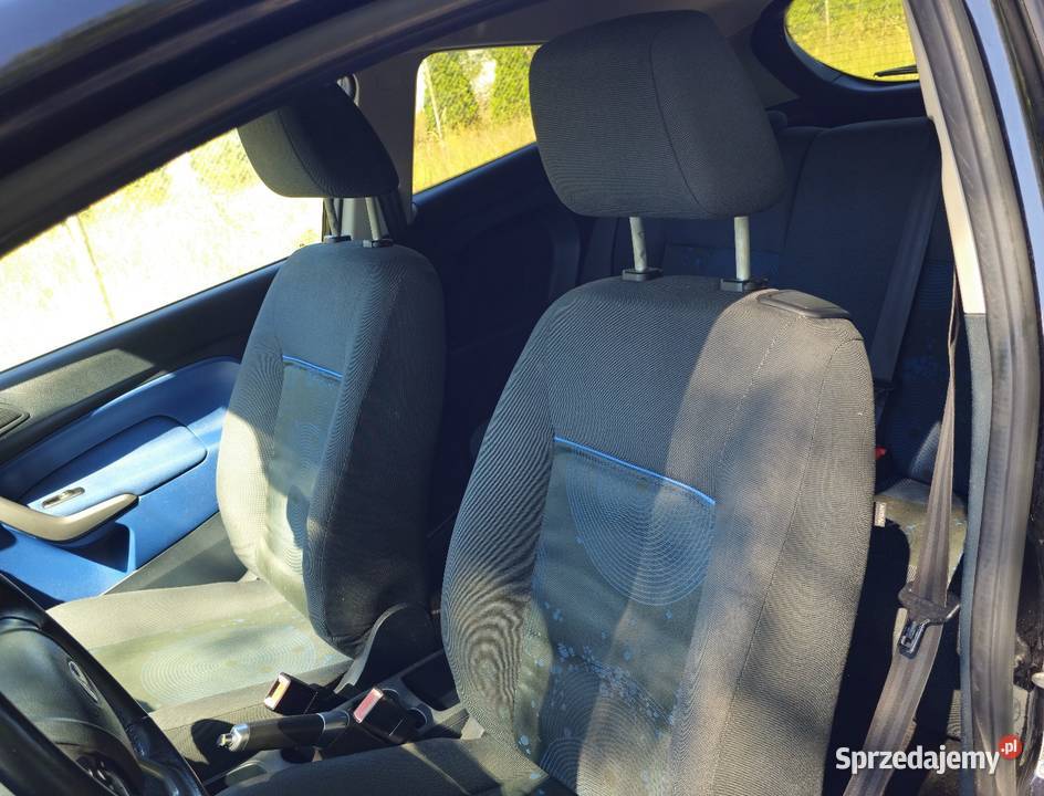 FORD FIESTA MK7 IV 16 95 Bezwypadkowy Zadbany czarny Rybnik