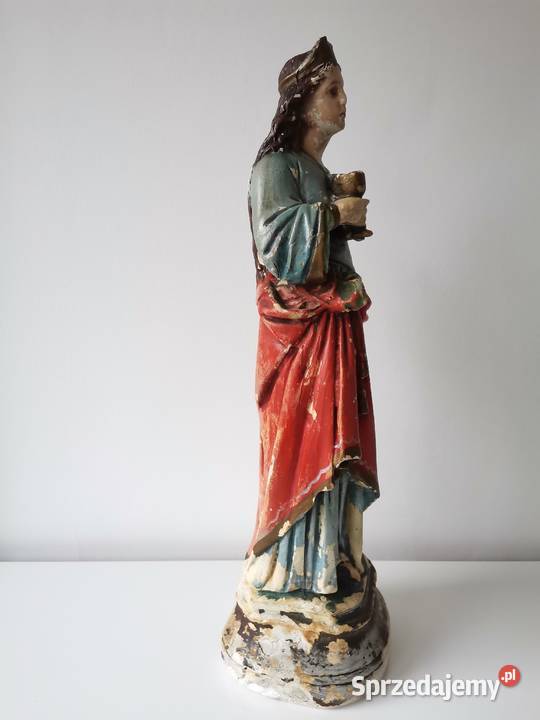 Stara unikatowa przedwojenna gipsowa figurka Katowice