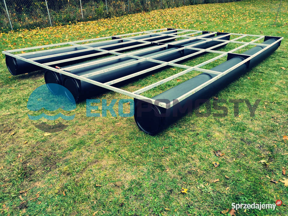 Pomost pływający platforma pływająca tratwa 6x4m Drawsko Pomorskie