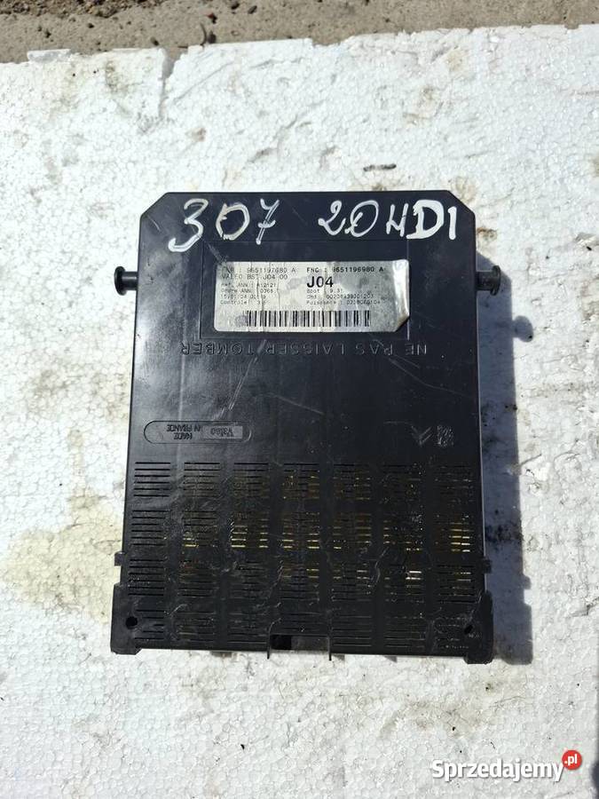 Moduł Komfortu Peugeot 307 20HDI Wisznice