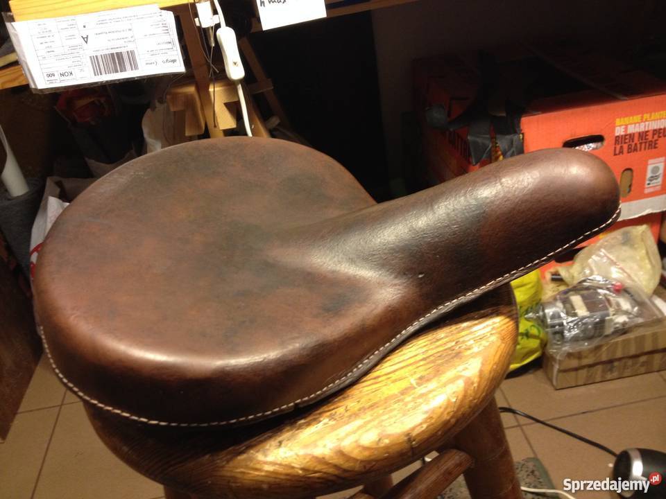 Brooks B170 siedzenie do motocykla z końca lat Piotrków Kujawski