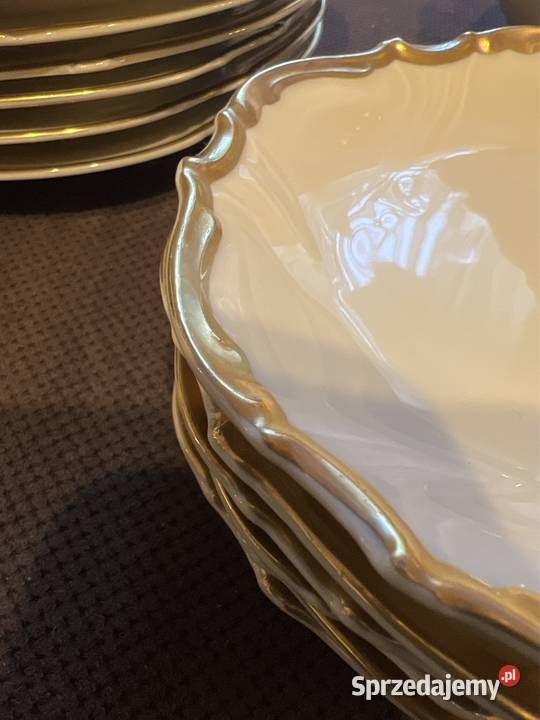Stary serwis porcelanowy antyk sygnowany Zabrze