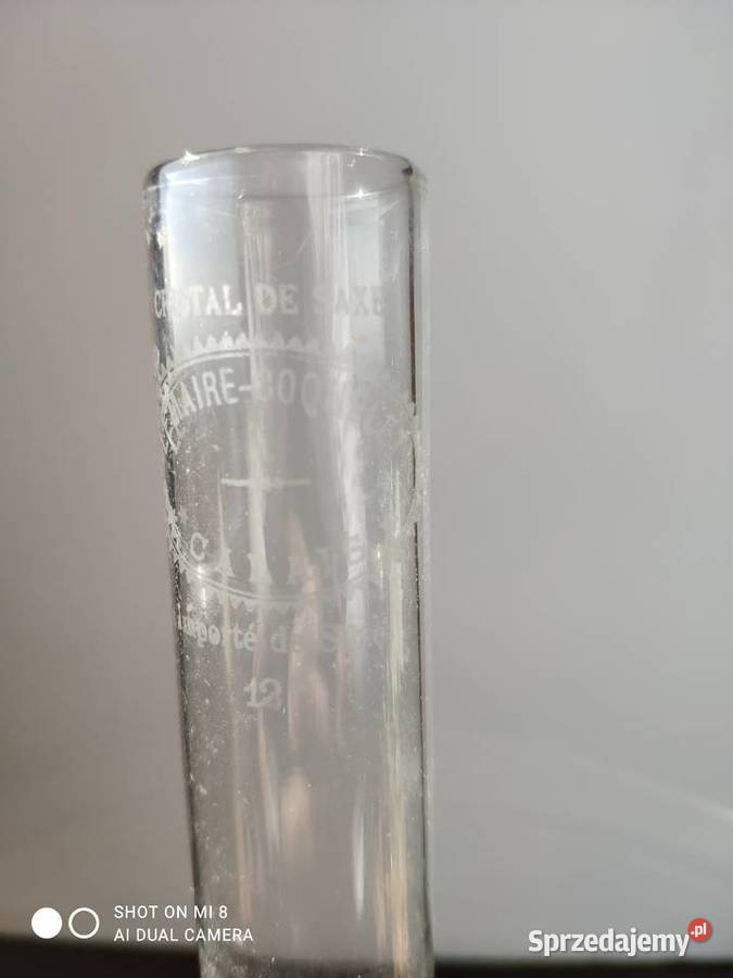 Stary francuski sygnowany kominek cylinder 44 mm Antyki, Sztuka, Kolekcje Kraków sprzedam