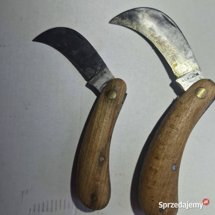 Para noży GERLACH sierpak vintage 2x stare