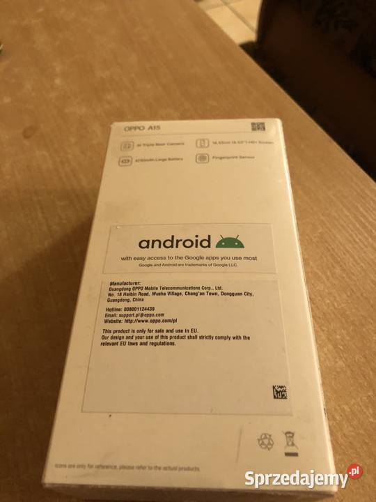 NOwy Telefon oppo A15 2GB I 32GB CZARNY Pozostałe