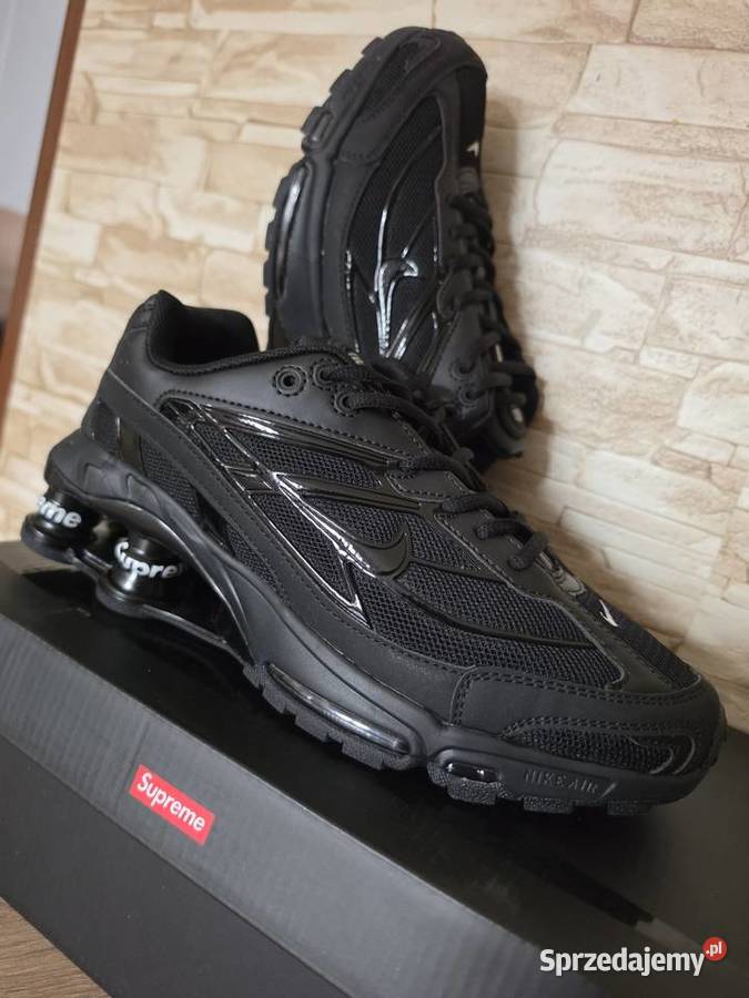 Nike Shox Ride 2 SP x Supreme Black Sportowe Świętochłowice
