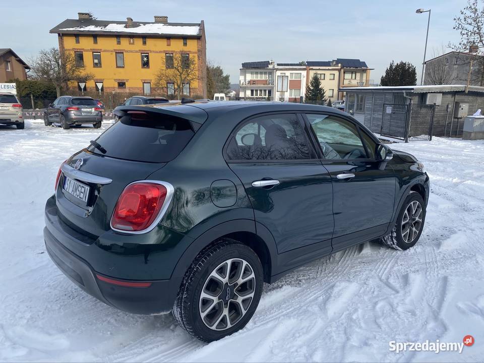 Fiat 500X 24 Benzyna 180 stłuczce cenowa okazja światła do jazdy dziennej śląskie