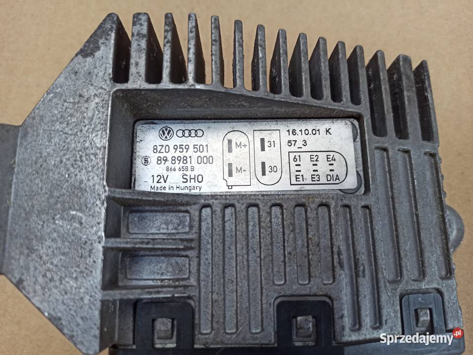 Moduł wentylatora AUDI A2 9905 8Z0959501 Włączniki, sterowniki Bolesławiec