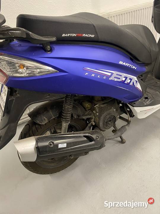 Skuter Barton Falcon 50 Kufer SHAD SH34 Gliwice pas napędowy