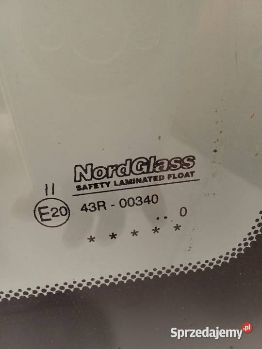 Szyba Przednia Toyota RAV4 06 Zielona Uszczelka osobowe Motoryzacja Bralin