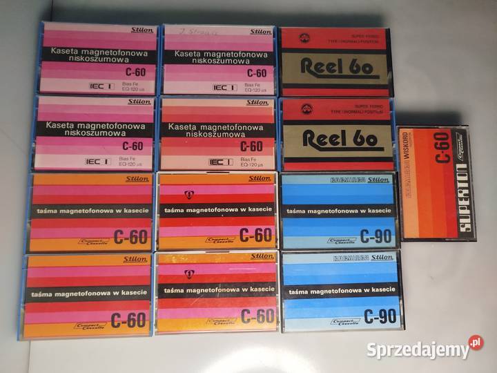 Polskie kasety magnetofonowe PRL Zgierz