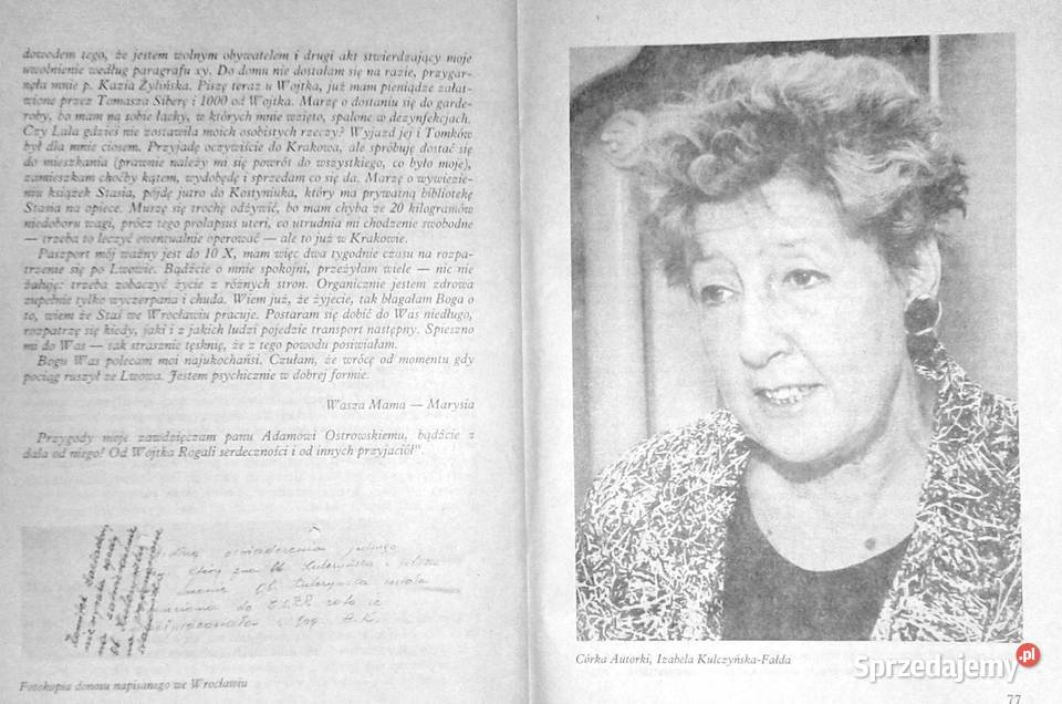 Lwów Donbas 1945 Maria Kulczyńska Rok wydania 1989 Chełm sprzedam