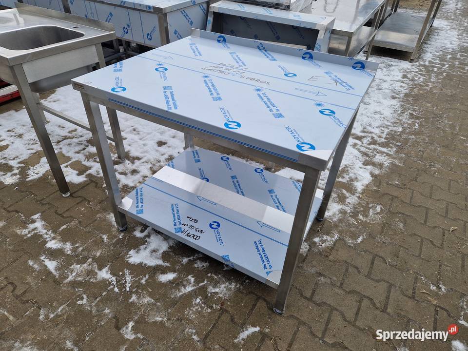Stół Gastronomiczny Z Półką Stal Nierdzewna Ostrów Wielkopolski sprzedam