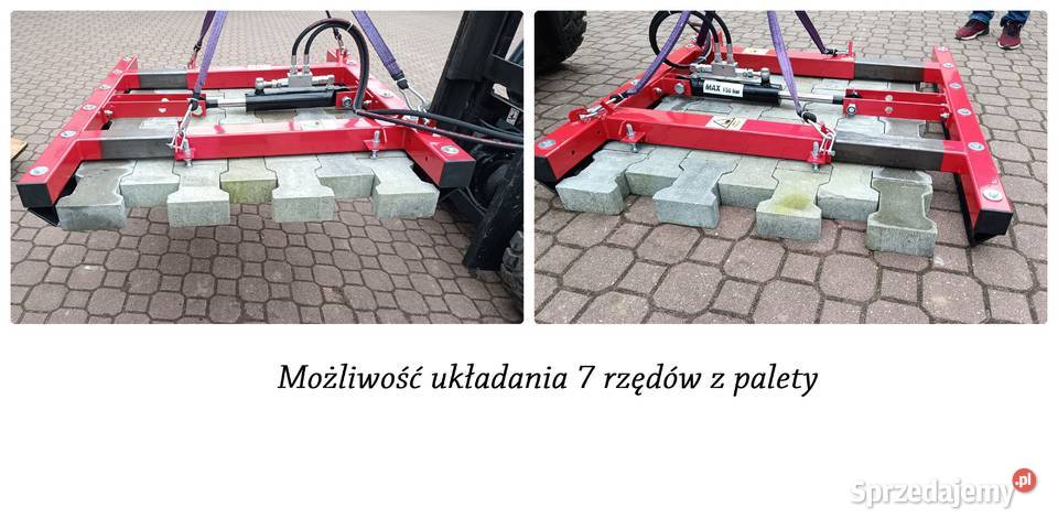 Chwytak układarka do kostki brukowej do koparki pomorskie Słupsk