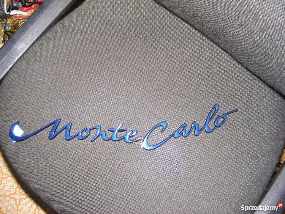 NOWY NAPIS ZNACZEK Monte Carlo CHEVROLET Rudyszwałd
