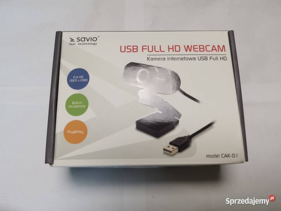 Kamerka internetowa Savio Cak01 Full HD DPD Inczew