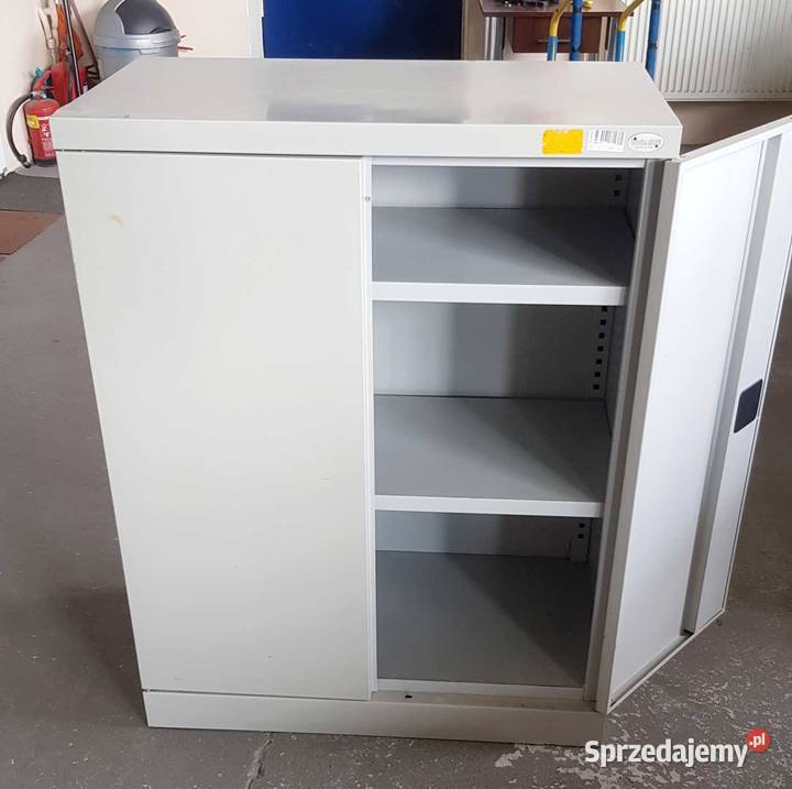 Malow Metalowa szafa z półkam zamykana 44cm Warszawa