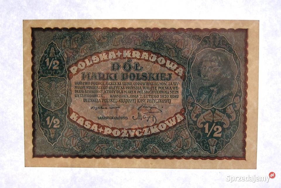 Polska 12 MARKI POLSKIEJ 1920 r Stan Zachowania