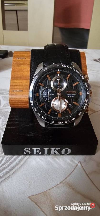 Zegarek seiko 44mm Quartz chronograph Łódź sprzedam