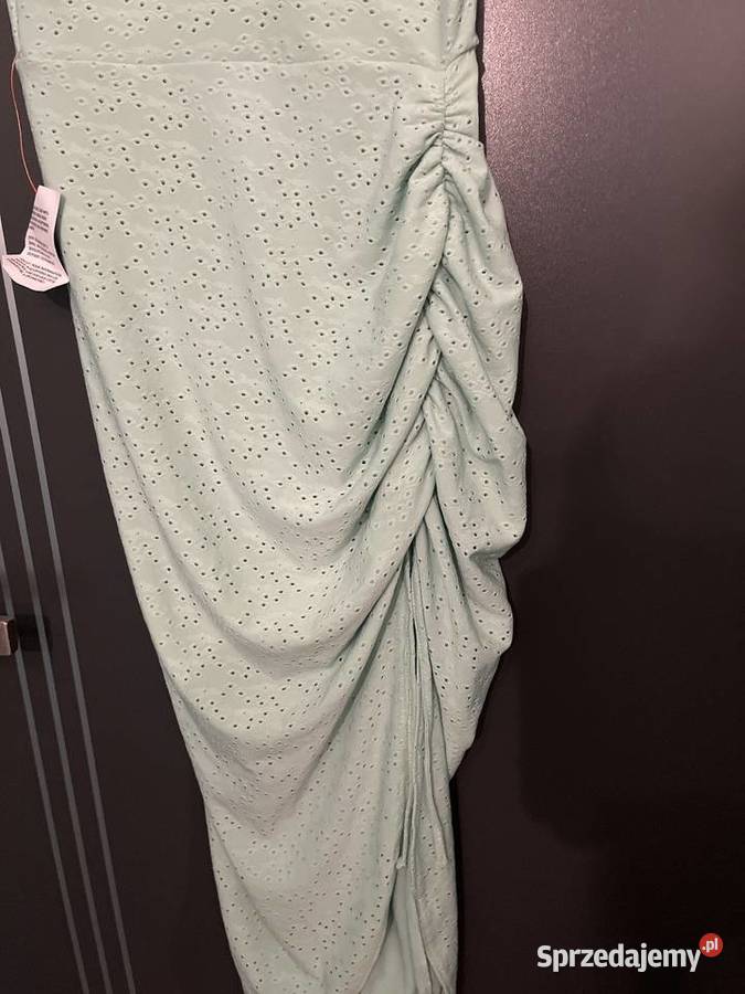 Asos sukienka koktajlowa mietowa marszczona nowa Spódnice i sukienki Choszczno sprzedam