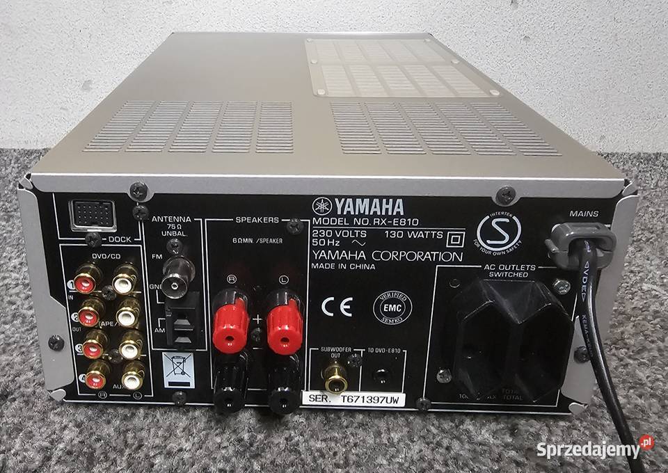 Amplituner STEREO Yamaha RXE810 Natural Sound małopolskie Kraków