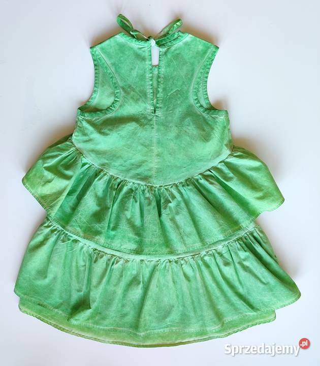 Sukienka Wave Colddye Dress Green Booso 45 dziewczynka śląskie Katowice