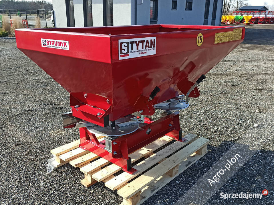 NOWY MODEL Rozsiewacz do nawozów STRUMYK 600 Łęczna