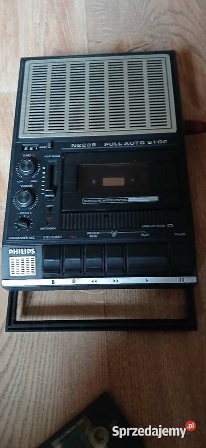Magnetofon kaseetowy Philips z lat 80 Kraków sprzedam