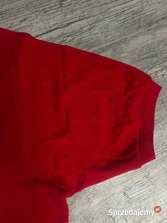 Czerwony tshirt Lacoste z metką XXL sprzedam