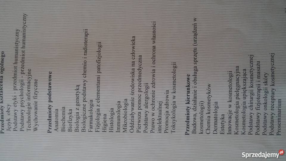 notatki kosmetologia