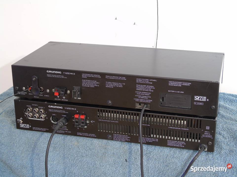 Wzmacniacz z korektorem i Tuner Grundig Vintage Jasło sprzedam