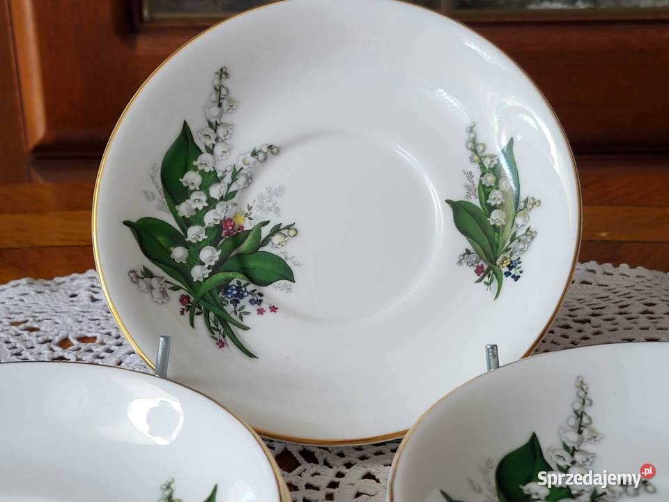 Royal Grafton spodki w konwalie do filiżanek Gdańsk