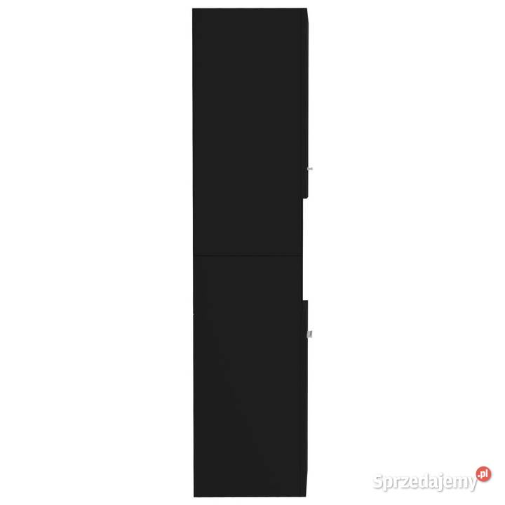 Szafka łazienkowa czarna 30x30x130 materiał Warszawa