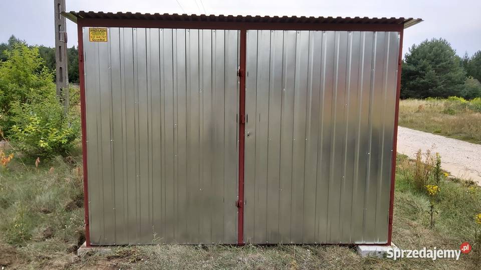 Blaszak Garaż Blaszany Wiata Śmietnikowa Garaże Tarczyn