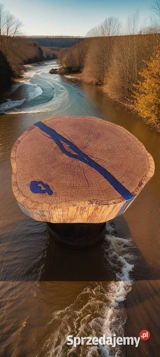Stolik kawowy river epoxy Brodnica sprzedam