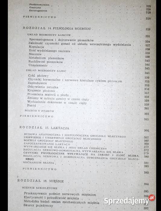 Zarys fizjologii zwierząt Zygmunt Ewy Chełm