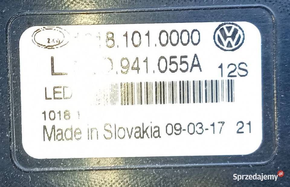 VW Passat B8 GTE Led przedni lewy Przeźmierowo