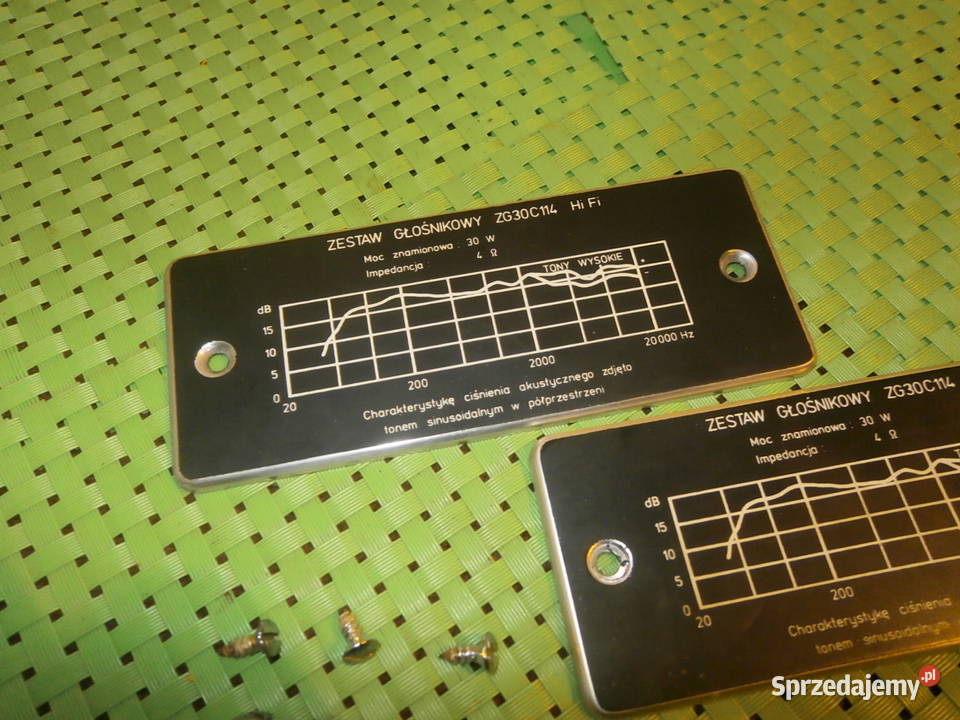 TONSIL ZG 30 C 114 4ohm tabliczki 2 ładne Łódź