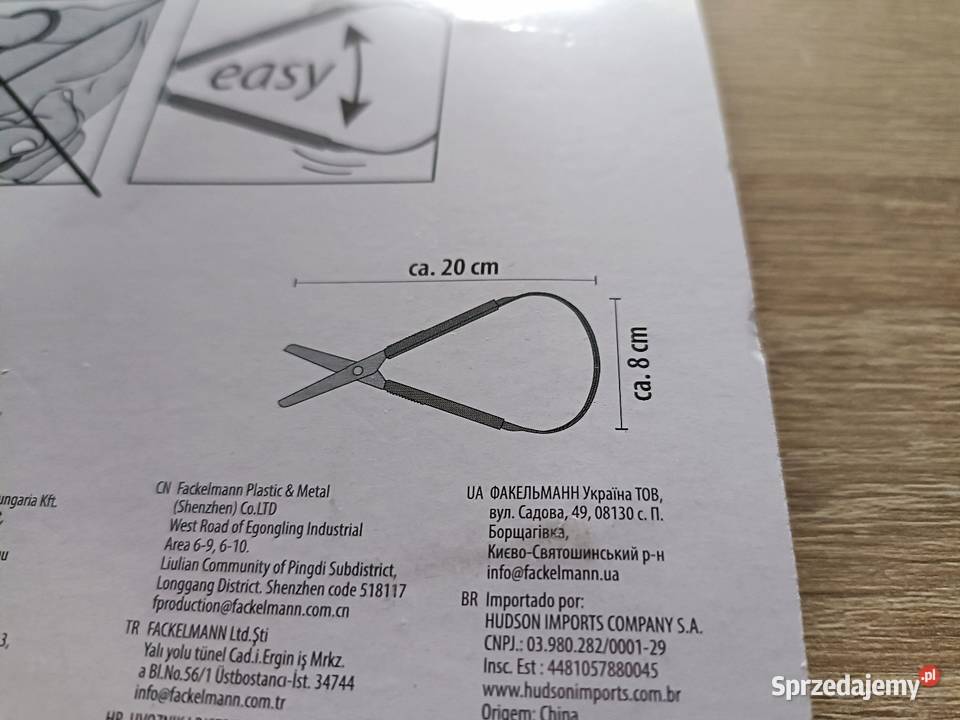 Elastyczne nożyczki XL Noże i nożyczki krawieckie pomorskie Kwidzyn sprzedam