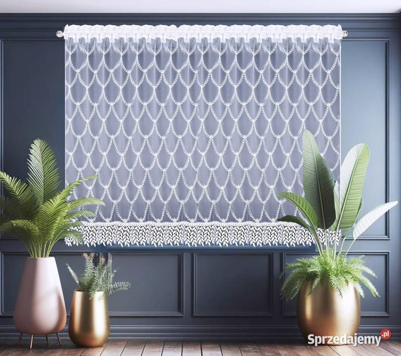 FIRANKA Gotowa FIRANY PROSTE do pokoju salonu Firany