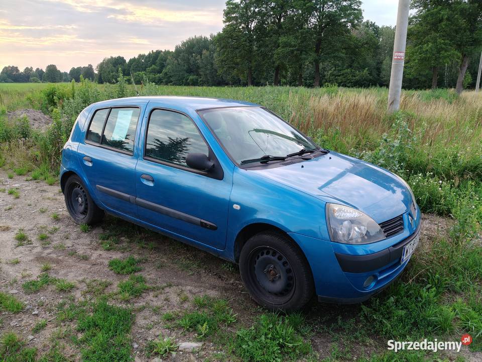 Renault Clio 12 benzyna 2004 r Klimatyzacja OC i 215000km Warszawa
