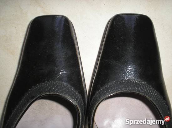 Eleganckie czarne buty na obcasie rozmiar 38 Kraków