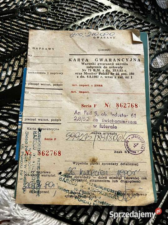 Aparat fotograficzny FED5 Made in USSR Stan Gdynia