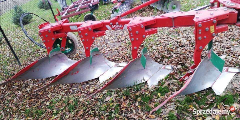 Pług AgroMasz PJ4 2018r idealny stan