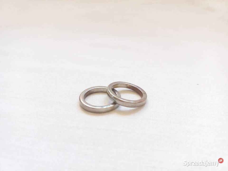 Pierścionki ozdobne Obrączki metal Unisex kpl9 Białystok