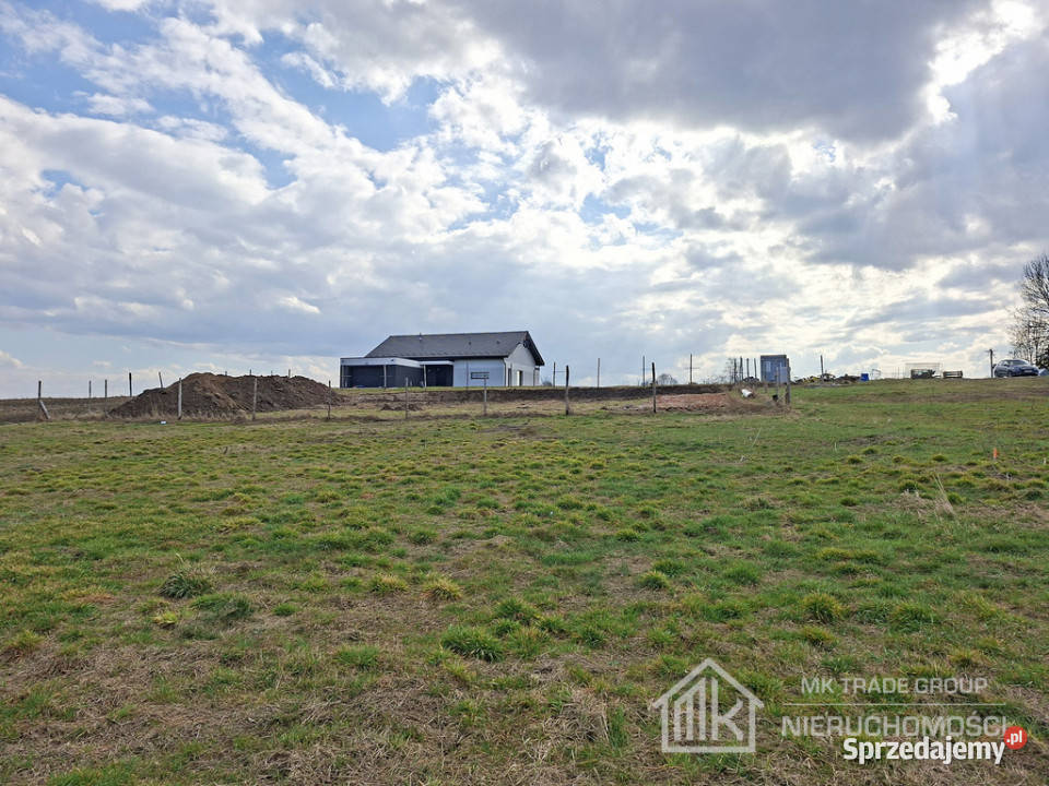 Działka budowlana media Kłaj Łysokanie budowlana