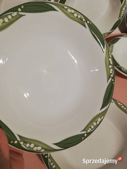 Talerze do zupy w konwalie porcelana Thomas Antyki, Sztuka, Kolekcje